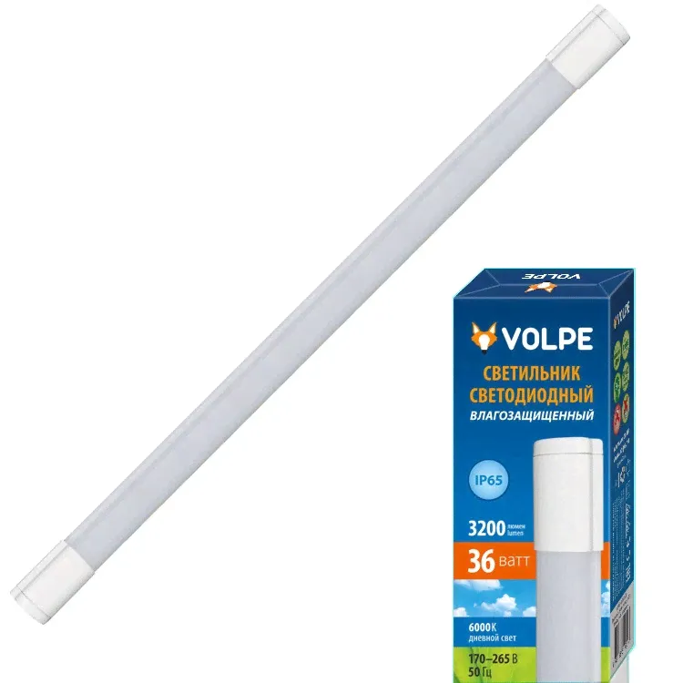 Светильник светодиодный накладной Volpe ULT-Q218 36W/DW IP65 White
