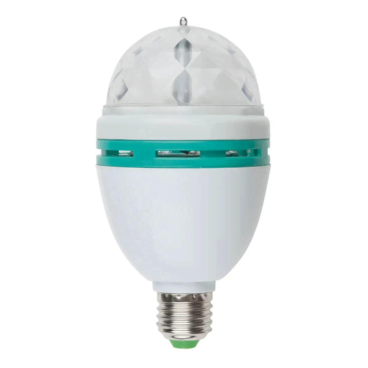 Лампа-проектор вращ. E27 3W RGB Volpe Disco ULI-Q301, d=8см, проекц вертик. 220V белый (арт. 493813)